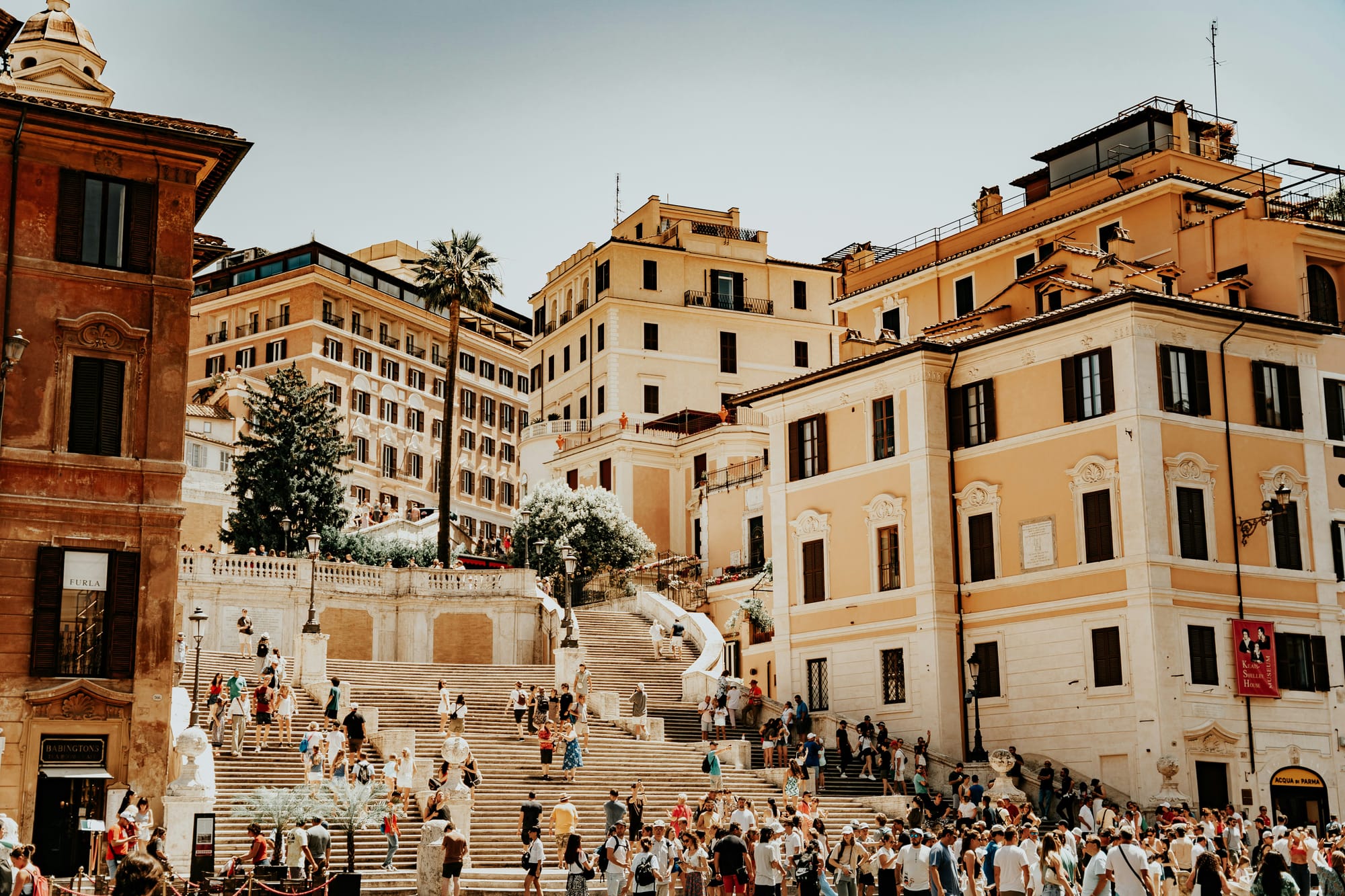 The renowned Piazza di Spagna in Rome is a sight to behold.